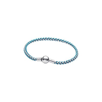 Bracciale Intreccio Tessuto Turchese Pandora 593816c01 [e1482942]