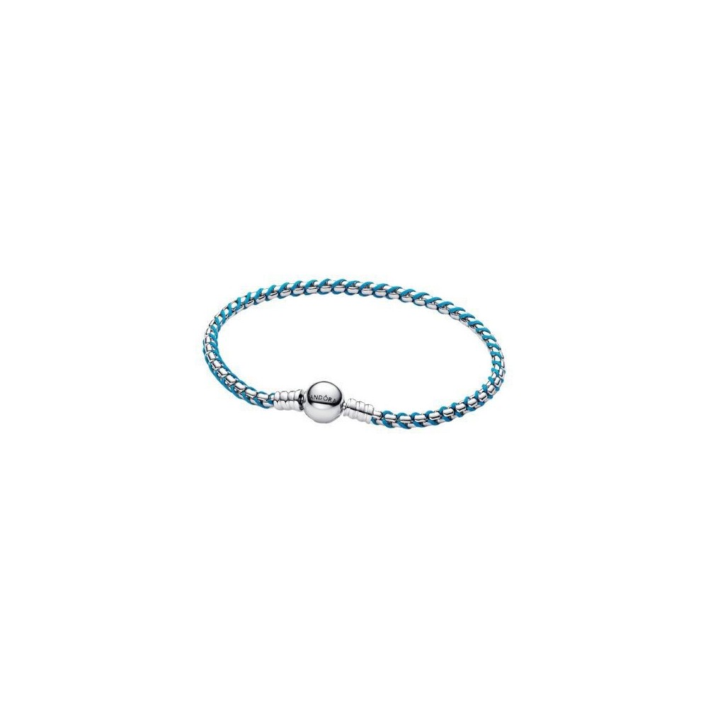 Bracciale Intreccio Tessuto Turchese Pandora 593816c01 [e1482942]