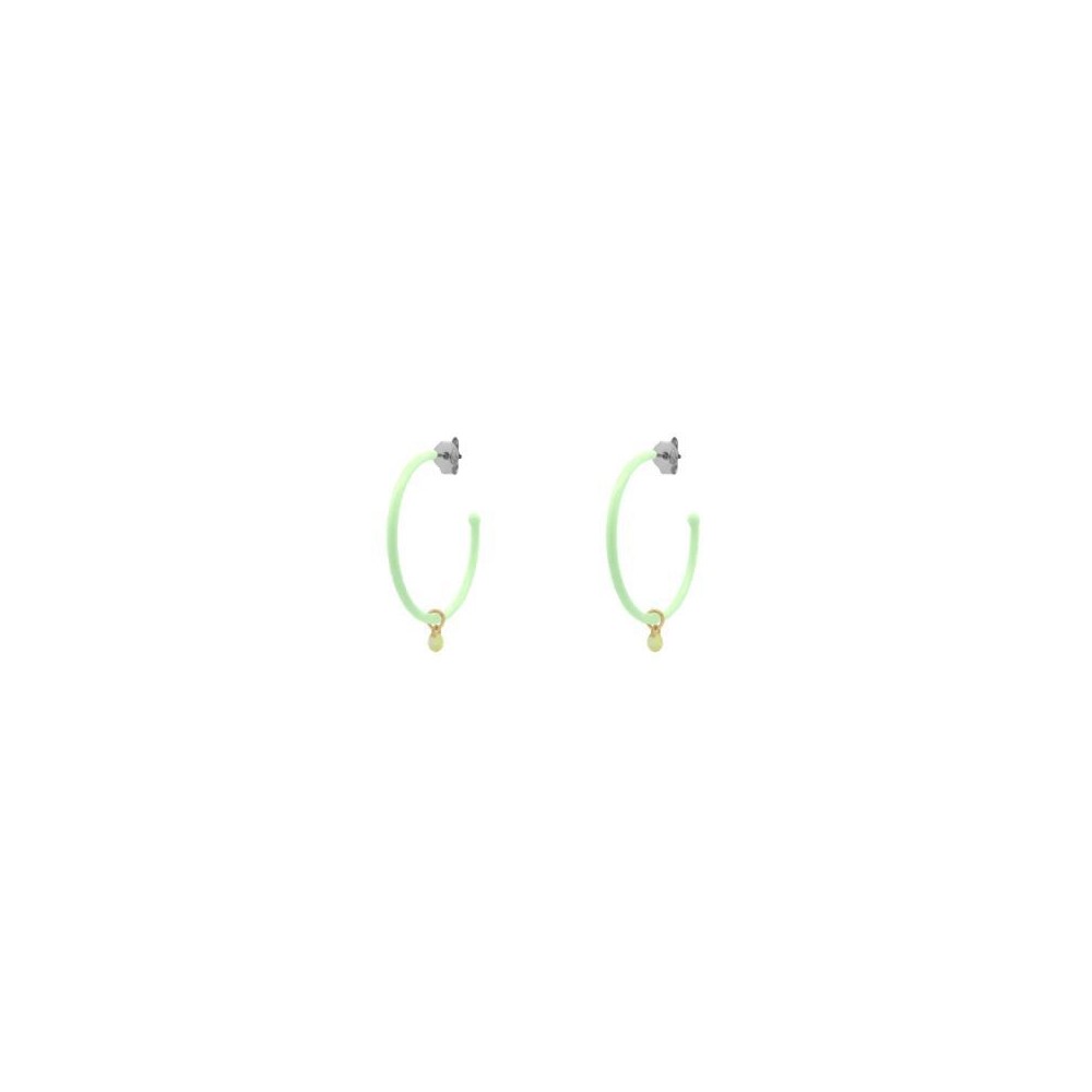 Orecchini hoops medium verniciati Rue Des Mille [ef341eb5]