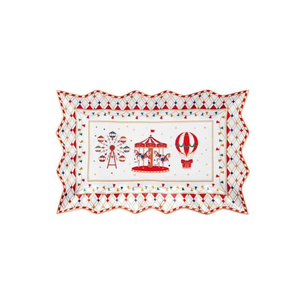 Piatto da portata  CHRISTMAS WONDERLAND EasyLife R1004CHWO [009a0846]