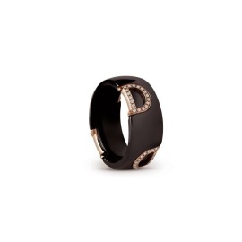 Anello Damiani D.Icon Cioccolato full pavè [f8a4ae3e]