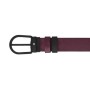 Cintura reversibile 30 mm in pelle cassis/nera con fibbia a ferro di cavallo Montblanc [5e3d7c27]