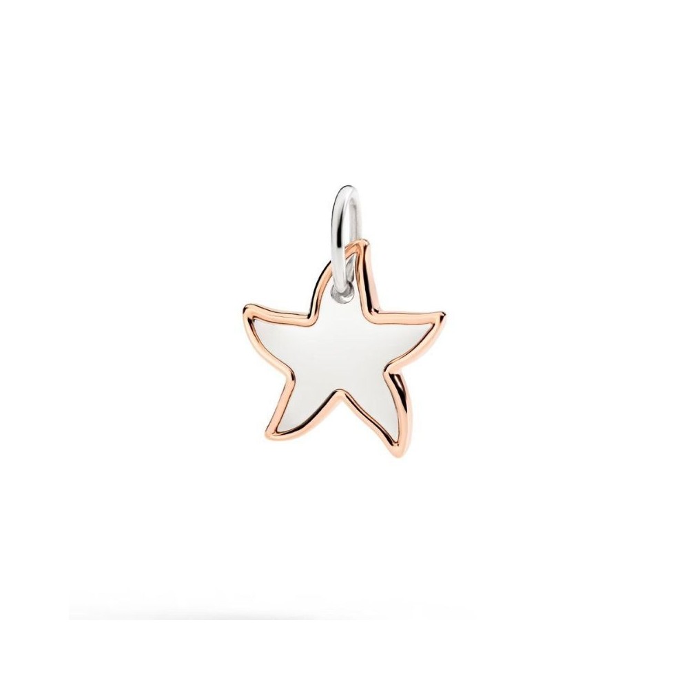 Ciondolo XL Stellina Oro Rosa e Argento Dodo [8b652372]
