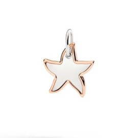 Ciondolo XL Stellina Oro Rosa e Argento Dodo [8b652372]