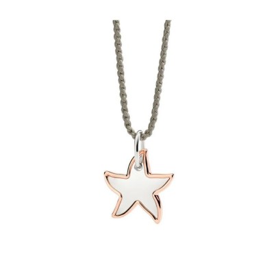 Ciondolo XL Stellina Oro Rosa e Argento Dodo [5243607f]