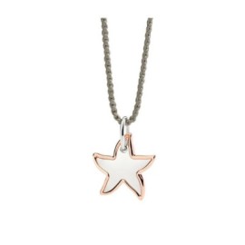 Ciondolo XL Stellina Oro Rosa e Argento Dodo [5243607f]