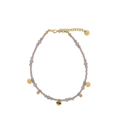 Cavigliera Zirconi Milky Pendenti Rue Des Mille [1229cdc0]