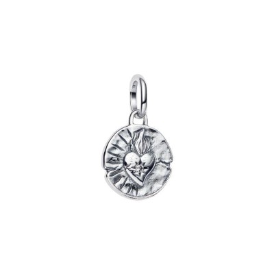 Charm Medallion Cuore Sacro Amor Vincit Omnia Pandora [51c1fc4d]