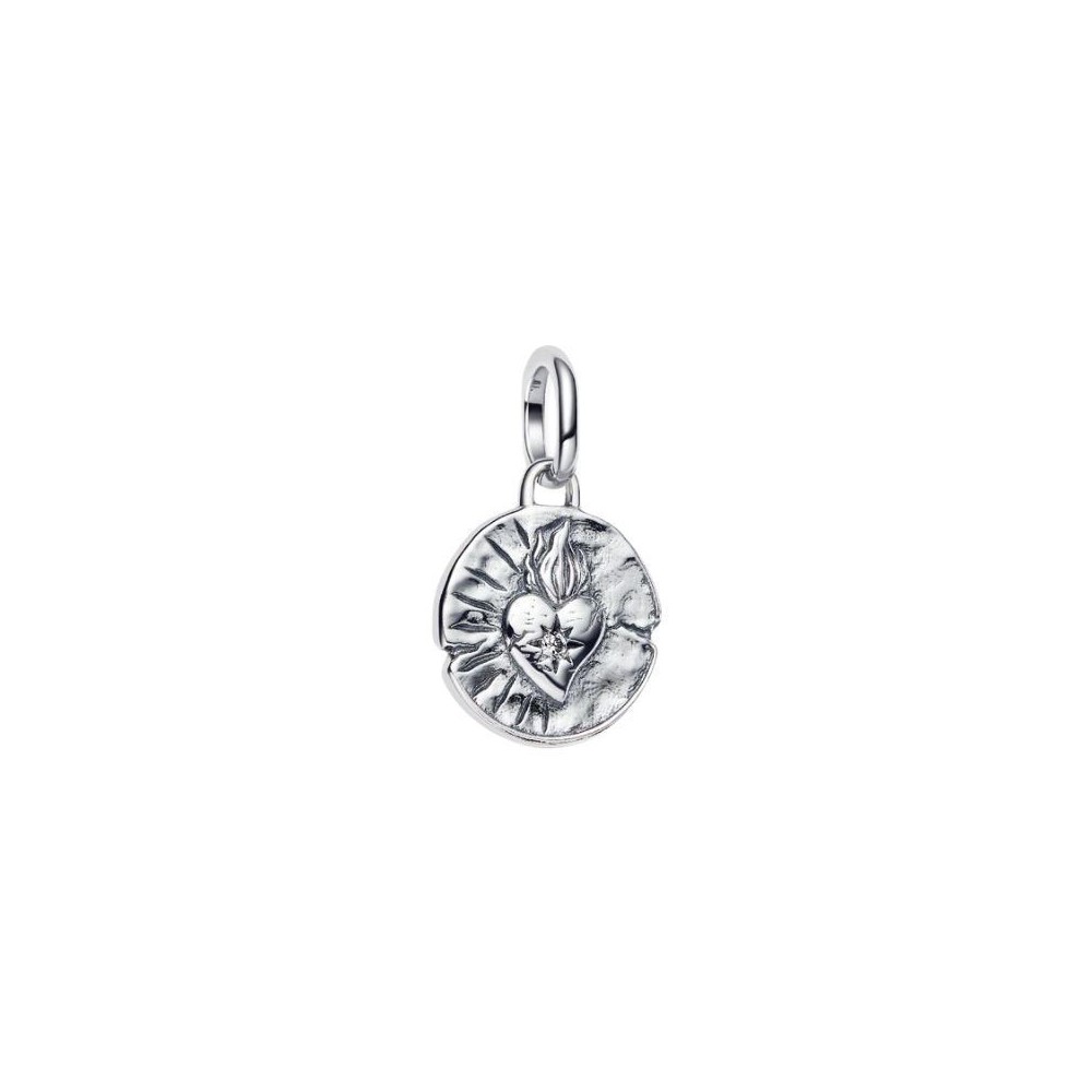 Charm Medallion Cuore Sacro Amor Vincit Omnia Pandora [51c1fc4d]