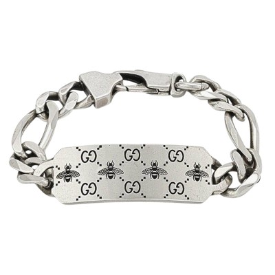 Bracciale Signature GG & Bee Tag Gucci YBA728264 [6fe6991d]