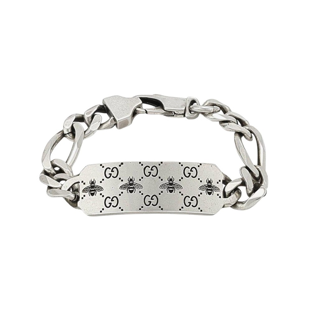 Bracciale Signature GG & Bee Tag Gucci YBA728264 [6fe6991d]