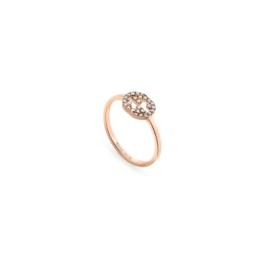 Anello Interlocking Pavè Gucci ybc7294120010 [f337500b]