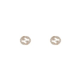 Orecchini Interlocking con diamanti Gucci YBD72940800100U [6829ea0d]