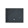Portafoglio Montblanc pelle sartoriale goffrata blu e nero 220384 [e9dcb1a5]
