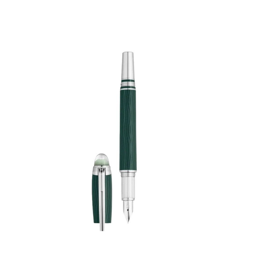Penna stilografica StarWalker PolarGreen Resina preziosa Montblanc 132902 [6029d8a7]