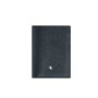 Portafoglio Montblanc pelle sartoriale goffrata blu e nero 220382 [f2cd3a00]