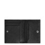 Portafoglio Montblanc pelle sartoriale goffrata blu e nero 220382 [2beb790d]