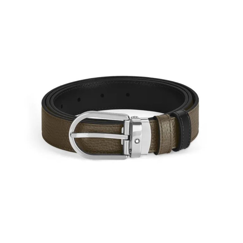 Cintura con ferro di cavallo reversibile Montblanc 198449 [c2dd2c32]
