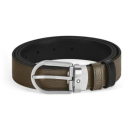 Cintura con ferro di cavallo reversibile Montblanc 198449 [c2dd2c32]