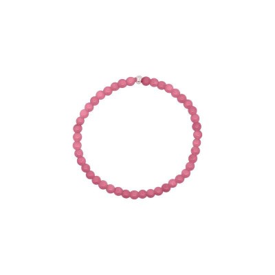 Base Bracciale Elastico in Giada Rosa intenso Rue Des Mille 18K-BR EP K6 [31eec68b]