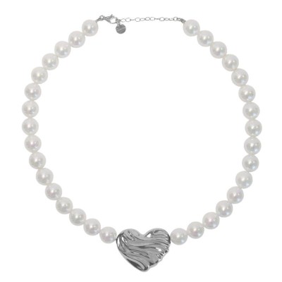 Girocollo Perle Cuore Bold Rue Des Mille  GR-033 M1 RH [a4a9cd8e]