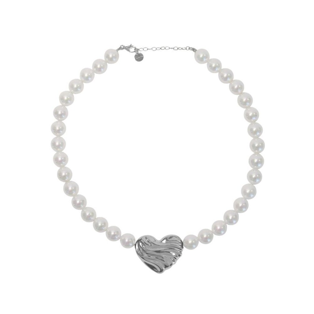 Girocollo Perle Cuore Bold Rue Des Mille  GR-033 M1 RH [a4a9cd8e]