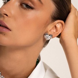 Coppia di orecchini Cuore Bold Small Rue Des Mille OR-033 M2 RH [098a0385]