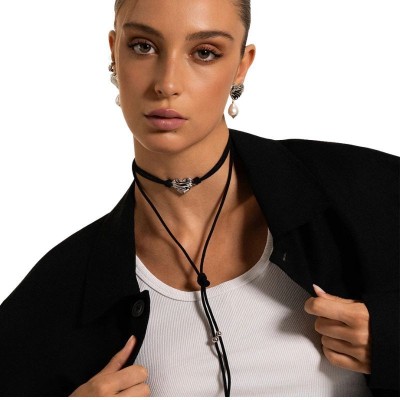 Choker tessuto Cuore Bold Small Rue Des Mille GR-033 M4 RH [57009889]