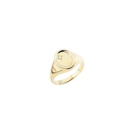 Anello Sigillo Oro Giallo e Diamante Dodo dac5000-signe-db09g [18b12739]