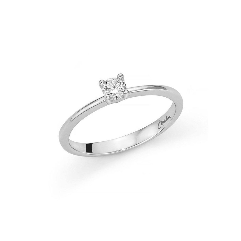 Anello Solitario in oro bianco e diamante VLID3664-019G7 [4464942b]