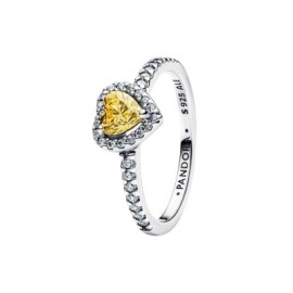 Anello Cuore Rilievo Giallo Pandora 198421c06 [a4d35c5a]