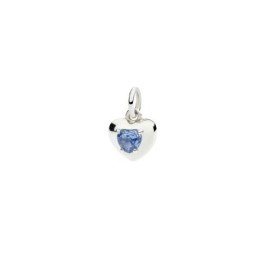 Ciondolo Cuore Argento e Zaffiro Sintetico Dodo DMC6009-HEART-SZAAG [ad019b14]