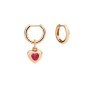 Ciondolo Cuore Oro Rosa e Rubino Sintetico Dodo DMC6000-HEART-SR09R [7c75a8ca]