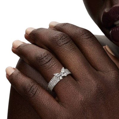 Anello Fascia Pavè Pandora 194270c01 [73acae54]