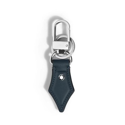 Portachiavi a Forma di Pennino in Pelle Blu Meisterstuck Montblanc 220434 [295a26c8]