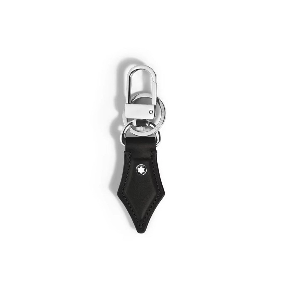 Portachiavi con pennino in pelle nera Meisterstuck Montblanc 220436 [aef6fec9]