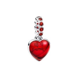 Charm Pendente Doppio Cuore Vetro di Murano Rosso Pandora 794429C01 [f5456956]