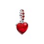 Charm Pendente Doppio Cuore Vetro di Murano Rosso Pandora 794429C01 [f5456956]