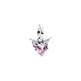 Mini Charm Pendente Winged Heart Rosa Pandora Me 793626C02 [0eb01533]