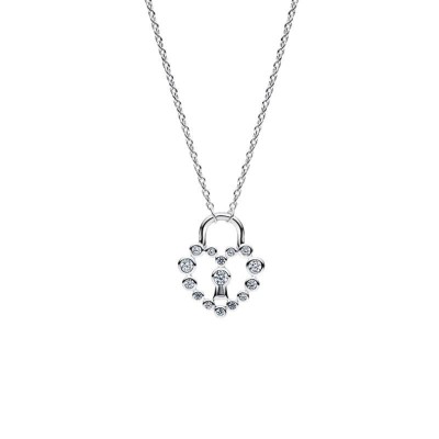 Collana Lucchetto Cuore Luminoso Pandora 394416C01-50 [891ccd32]