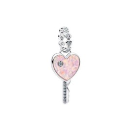 Charm Pendente Chiave a Cuore Opale Pandora 794427C01 [00e9a430]