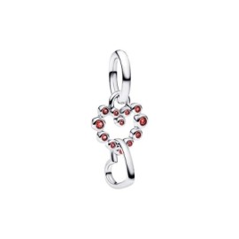 Charm Pendente Cuori Intrecciati con Cristalli Rossi Pandora 794435C01 [87457c31]