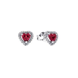 Orecchini Cuori in Rilievo Rosso Pandora 298427C04 [f4c8c7d0]