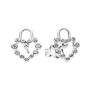 Orecchini Lucchetto Cuore Luminoso Pandora 294419C01 [fa9176d3]