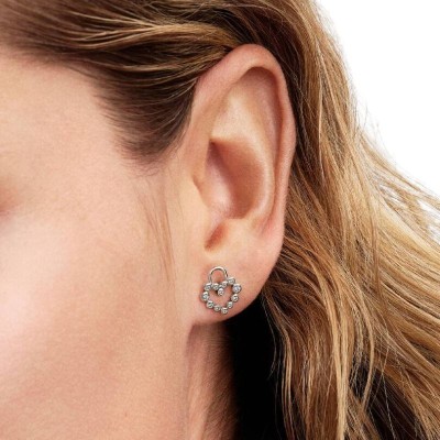 Orecchini Lucchetto Cuore Luminoso Pandora 294419C01 [23b735de]