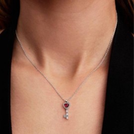 Collana Chiave Con Cuore Rosso Pandora 394392C01-45 [178b2ad6]