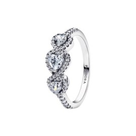 Anello Tre Cuori Pandora 194413C01 [036561b3]