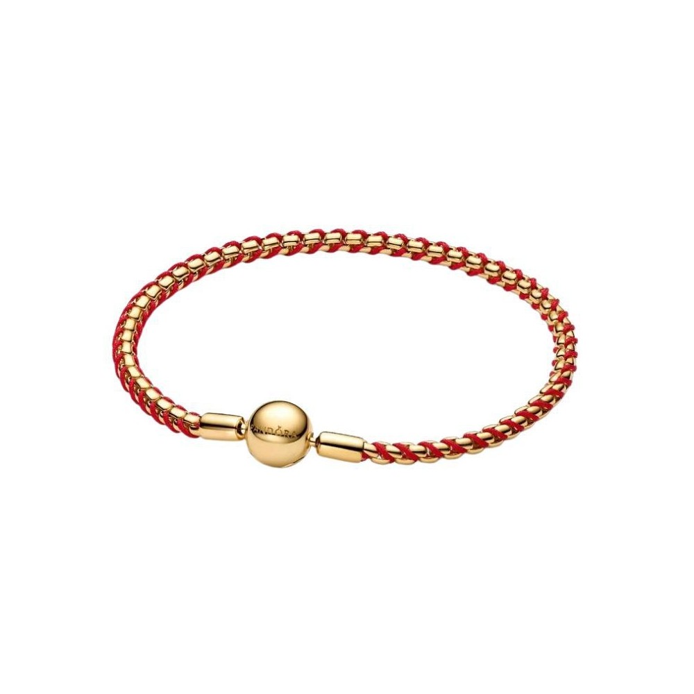 Bracciale Intreccio Tessuto Rosso Pandora 563816C01 [27b3c6ba]