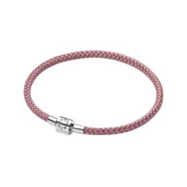 Bracciale in Corda Rosa con Chiusura a Barile Pandora 594530C01 [742981a8]