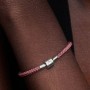 Bracciale in Corda Rosa con Chiusura a Barile Pandora 594530C01 [ad0fc2a5]